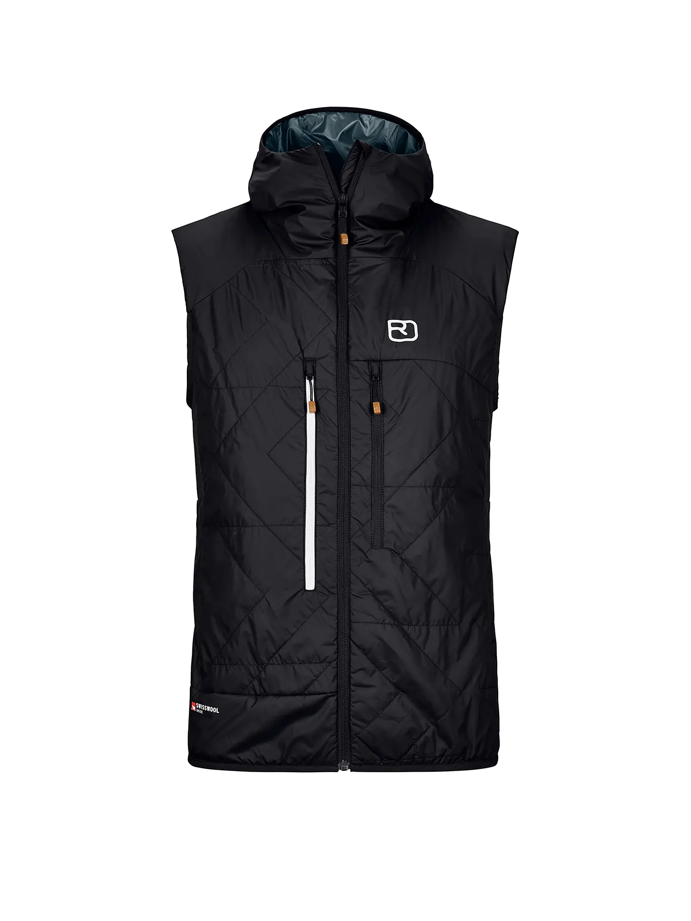 ORTOVOX | Herren Isoweste Swisswool Piz Boè Hoodie | schwarz